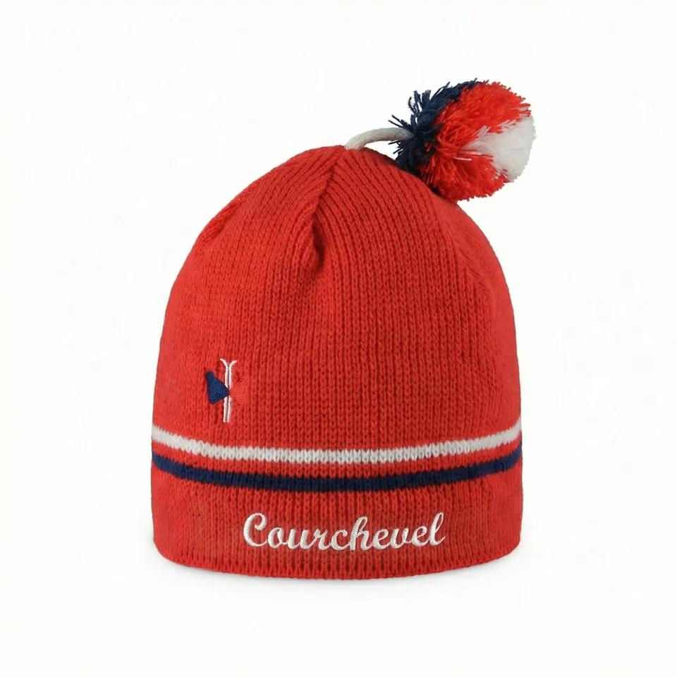 Pipolaki Caribou berretto personalizzato rosso invernale