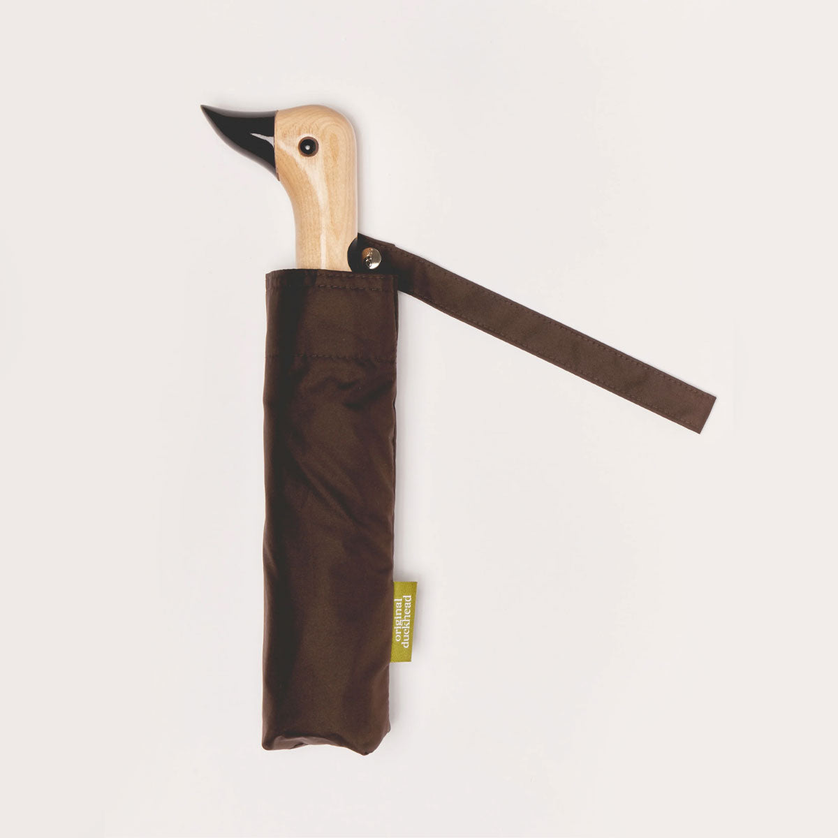 Original Duckhead Espresso Ombrello Compatto Marrone