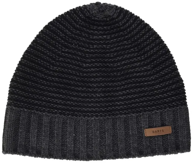 Barts Beanies David Berretto Uomo Coste Fodera Pile