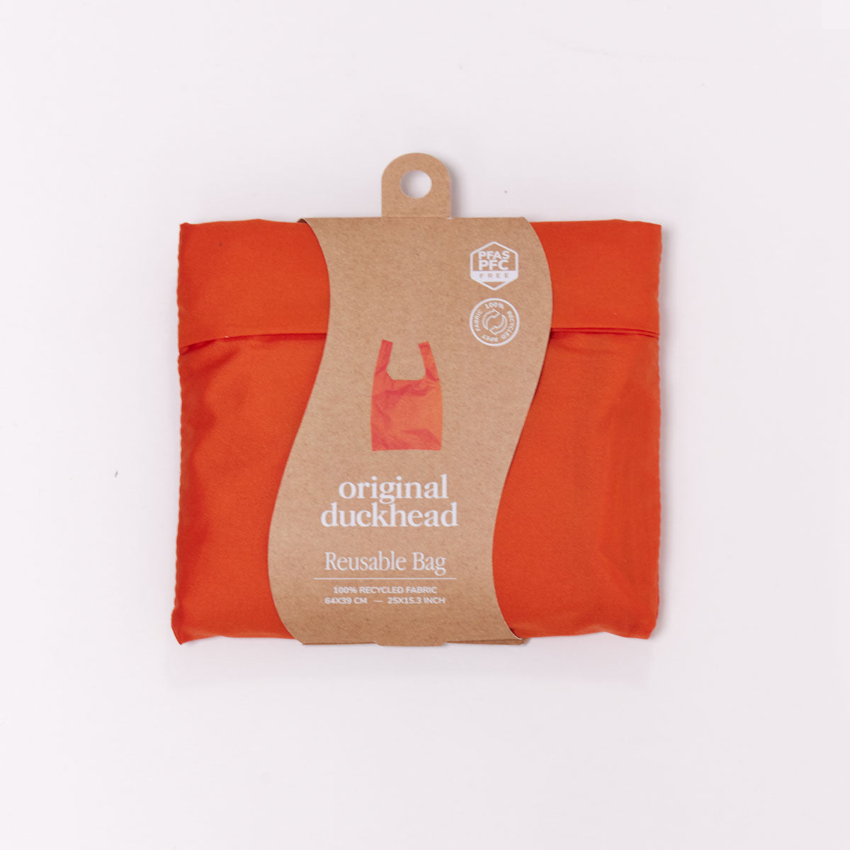 Original Duckhead Pumpkin borsa riutilizzabile arancione riciclata