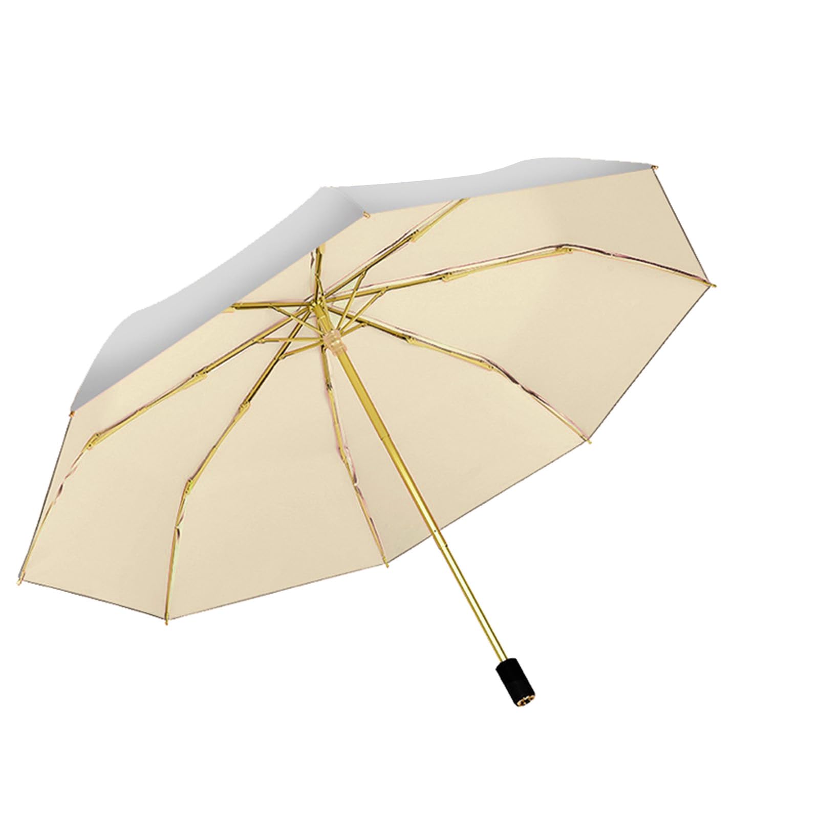 ThreeH Ombrello Rosa UPF 50+ Antipioggia Parasole 8 Stecche