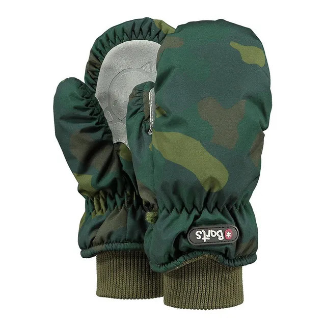 Barts Nylon Mitts Guanti Bimbo Verde Camo Taglia 3