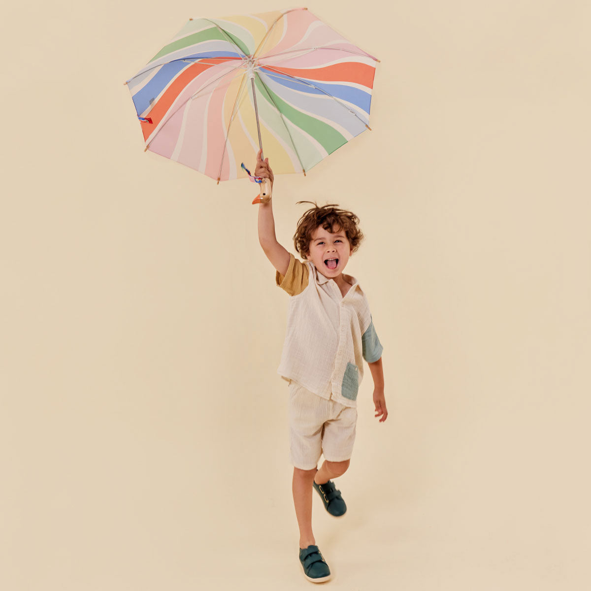 Original Duckhead Ombrello Bimbo Arcobaleno