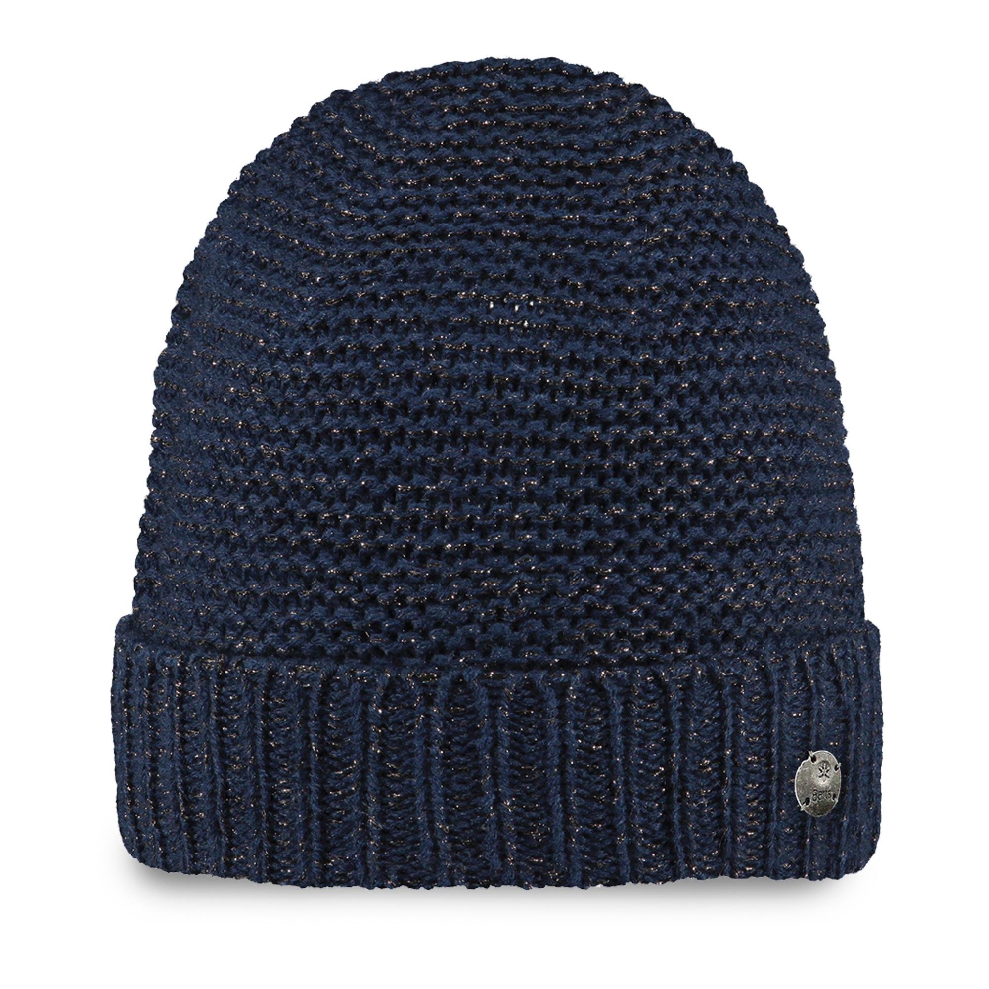 Barts Candice Beanie Donna Blu Taglia Unica Pile Luccicante