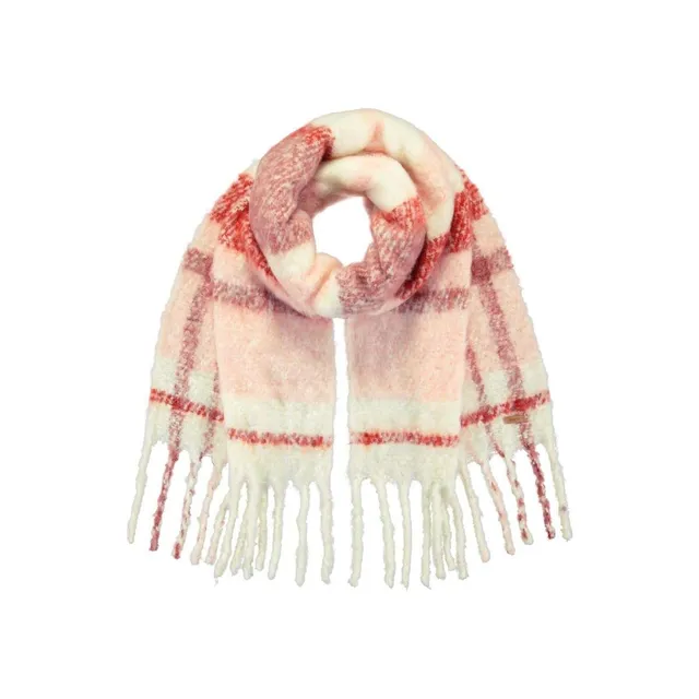 Barts Pendula Sciarpa Donna Rosa 210 cm Quadri