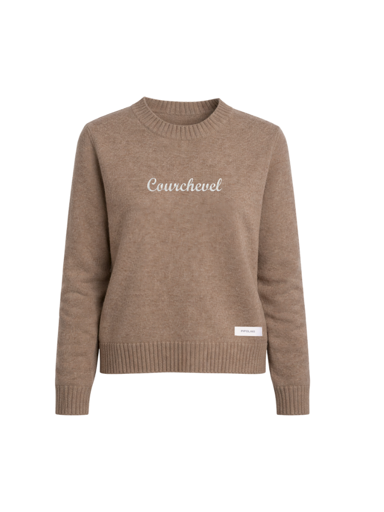 Pipolaki Betty pull donna cachemire grigio personalizzabile