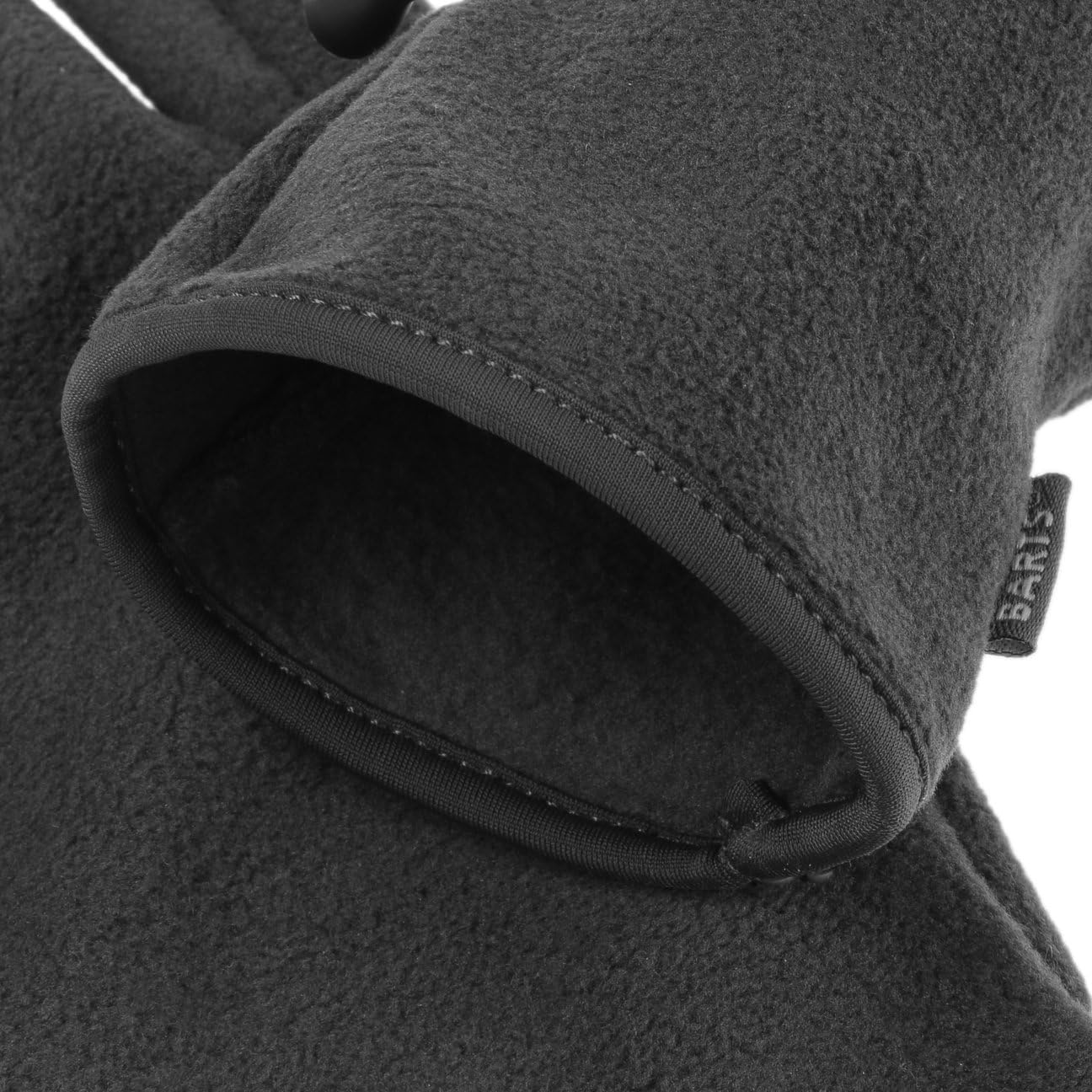 Barts Fleece Glove Guanti Pile Grigio Taglia L