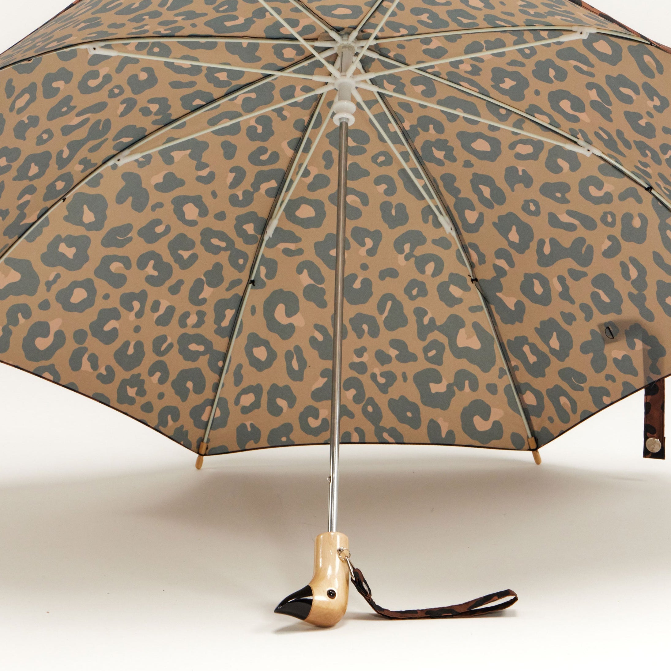 Original Duckhead Kids Umbrellas Leopard Duckling ombrello bimbo leopardato