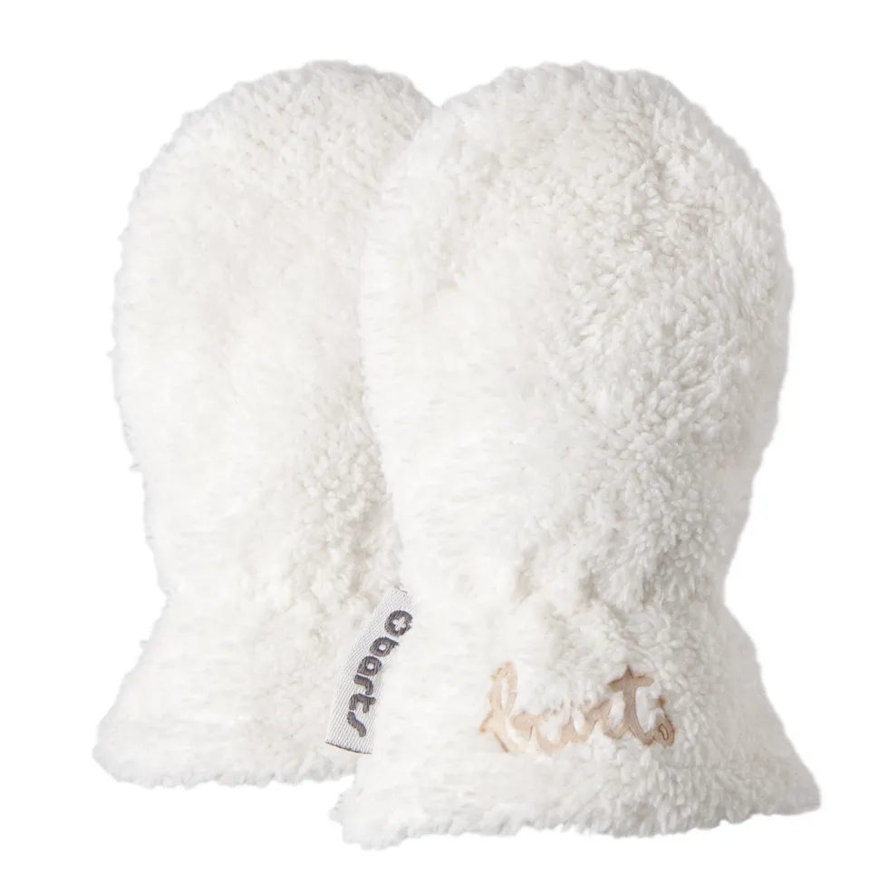 Barts Elisa Mitts muffole bimbo 0-24 bianco lana