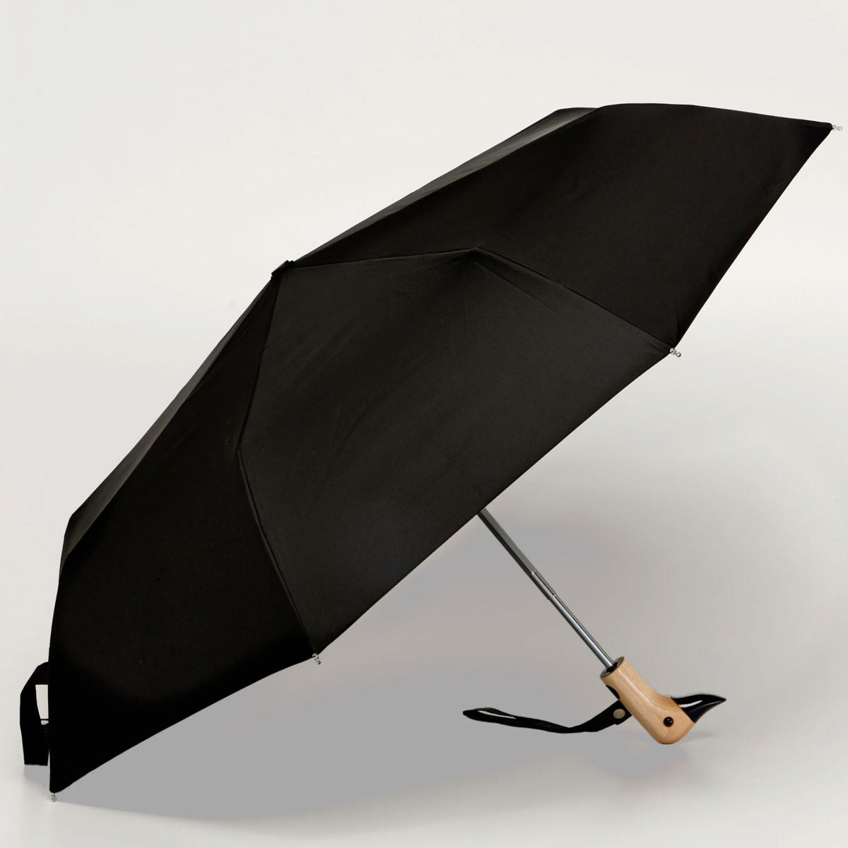 Original Duckhead Black Duck Ombrello Antipioggia Nero Riciclato