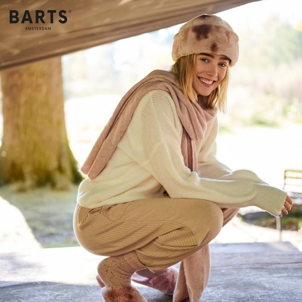 Barts Fur Cable Bandhat berretto trecce pile pelliccia