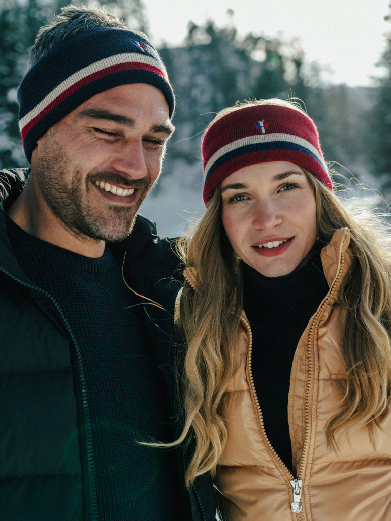 PIPOLAKI Tignes fascia pile blu marine unisex