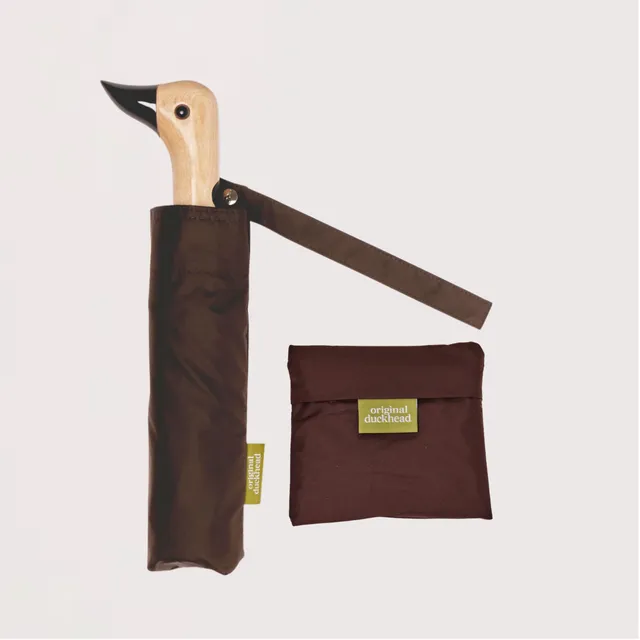 Original Duckhead Espresso Set Ombrello e Borsa Marrone