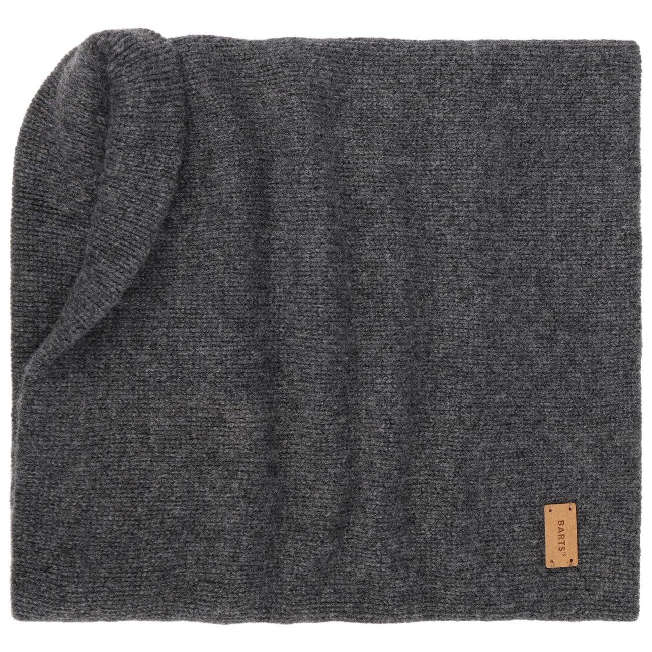 Barts Beladi Merino scaldacollo grigio scuro lana