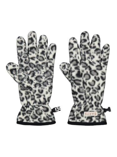 Barts Gloves and Mitts guanti in pile leopardati M-L 100% poliestere