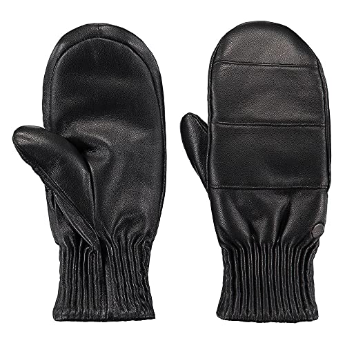 Barts Bailee Mitts guanti donna pelle con cerniera