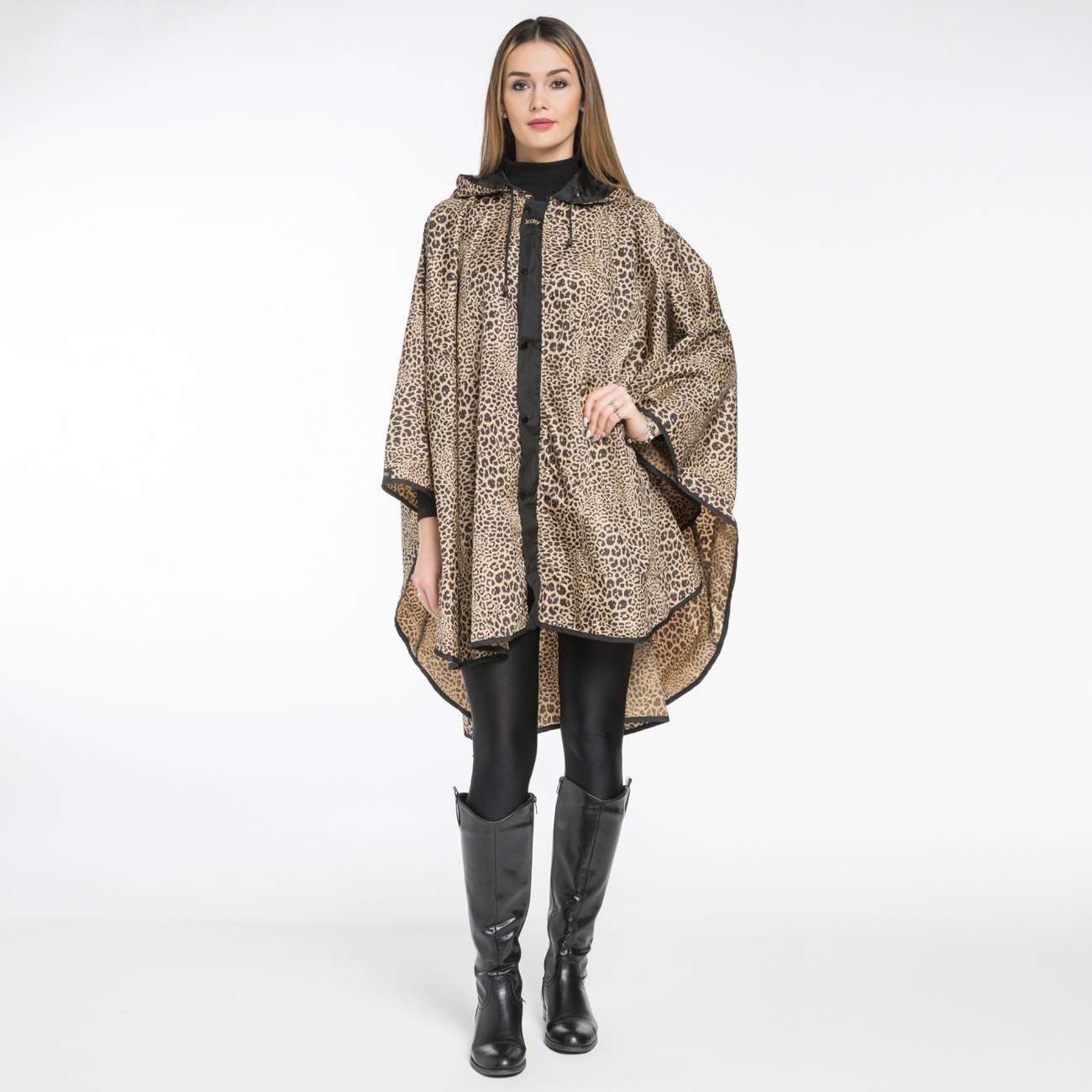 Y-DRY Mantella Cape pieghevole antipioggia con cappuccio