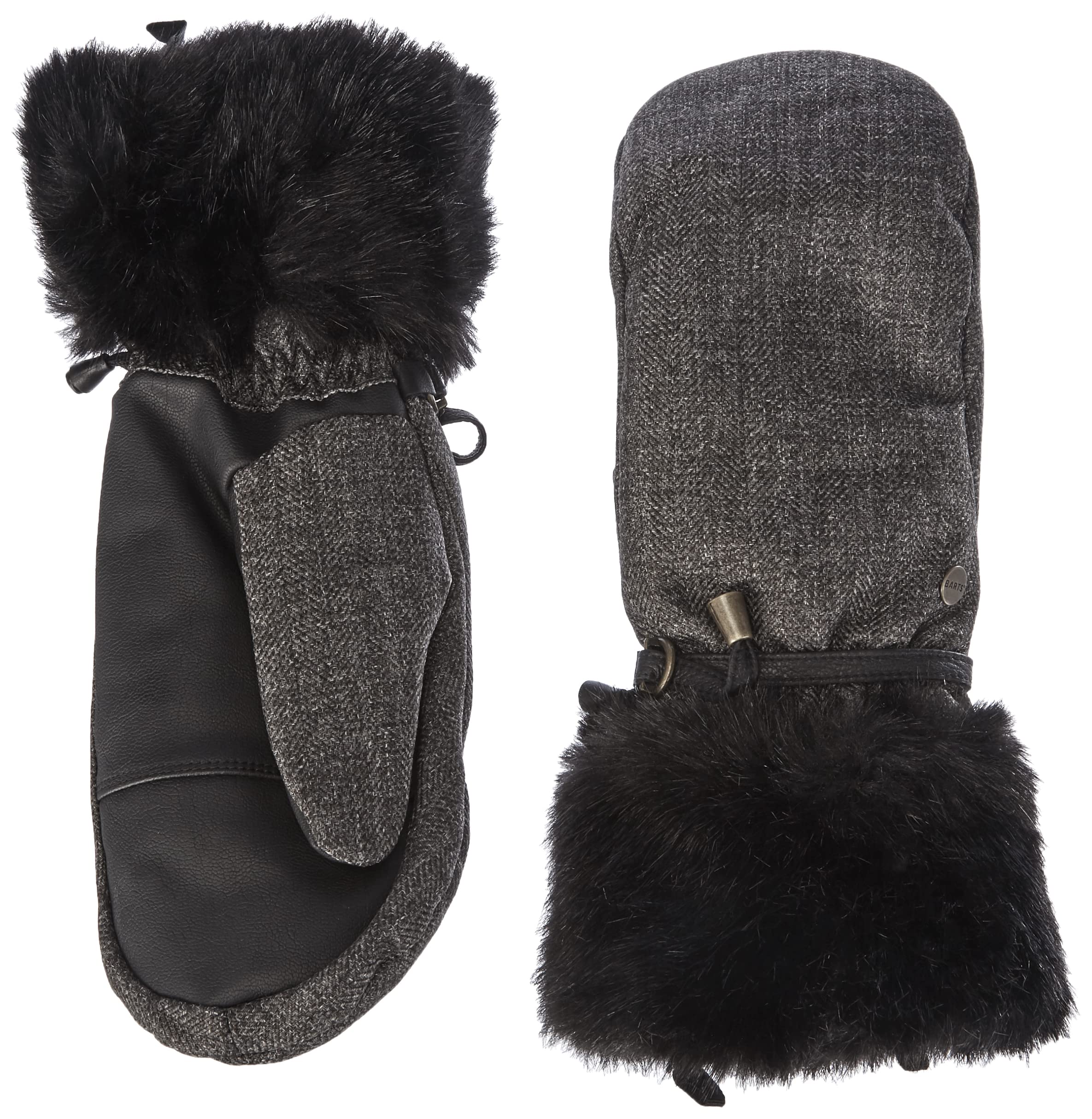 Barts Empire Skimitts muffole uomo nero impermeabile