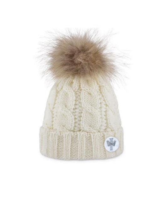 Pipolaki Calgary berretto pompon nero donna caldo