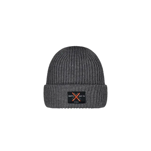 Barts Luuke Berretto Uomo Pile Grigio Dark Heather