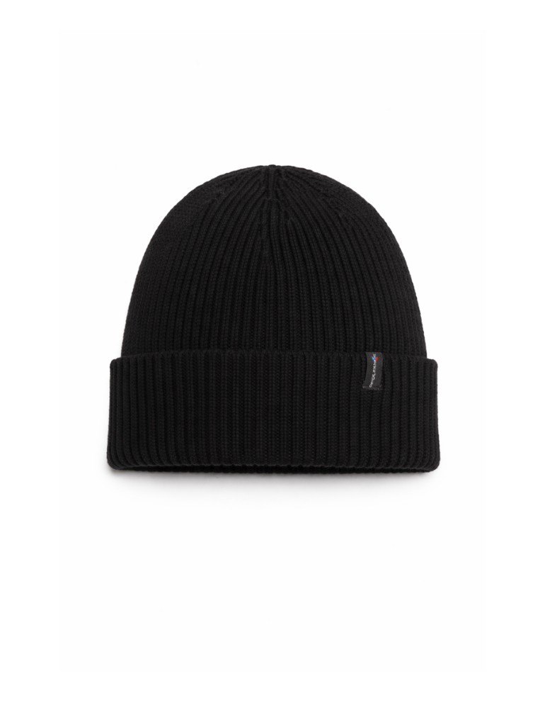 Pipolaki Bonnets Bonnet Benoit berretto nero lana cachemire