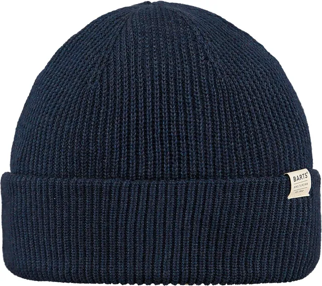 Barts Stonel Beanie berretto uomo navy lana merino
