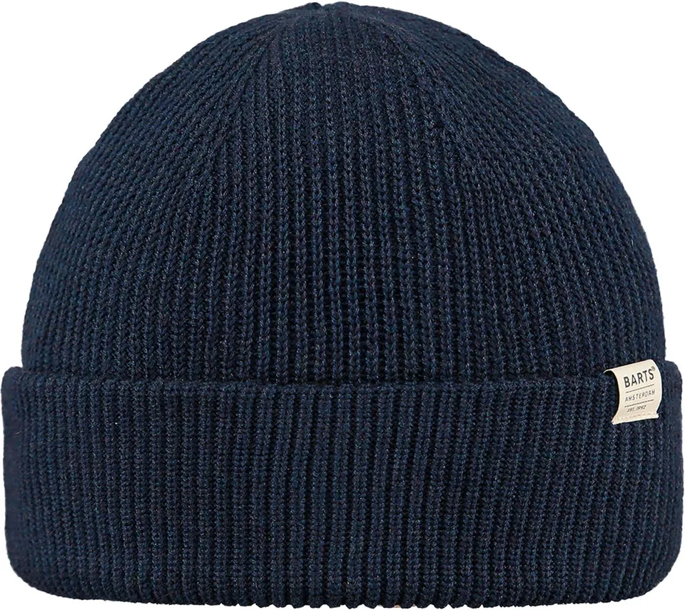 Barts Stonel Beanie berretto uomo navy lana merino