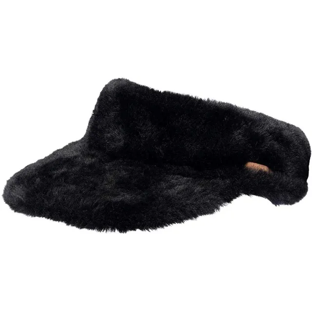 Barts Rebecca Visor visiera donna nera pelliccia eco