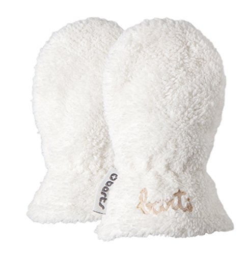 Barts Elisa Mitts muffole bimbo 0-24 bianco lana