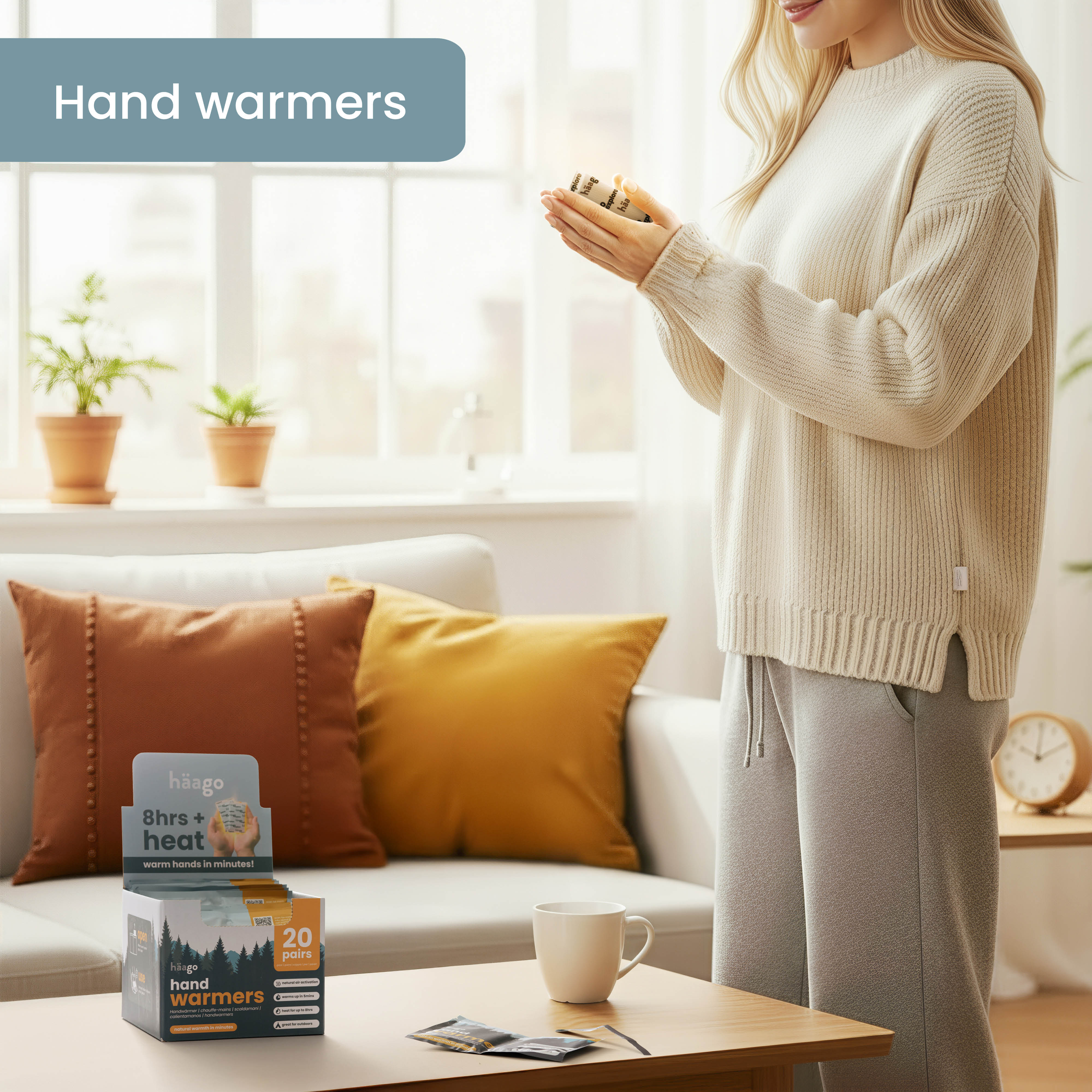 haago Hand Warmers scaldamani monouso 20 buste lunga durata