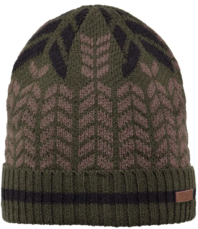 Barts Beanies Berretto Uomo Verde Kaki Pile Taglia Unica