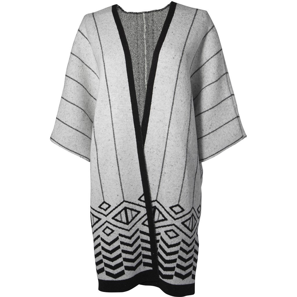 Barts Dawn Poncho Donna Nero Mantella Invernale