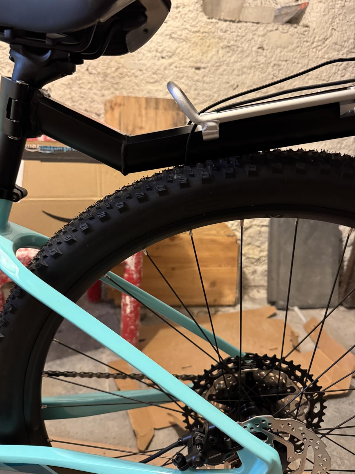 ThreeH Portapacchi bici posteriore alluminio 9 kg sgancio rapido