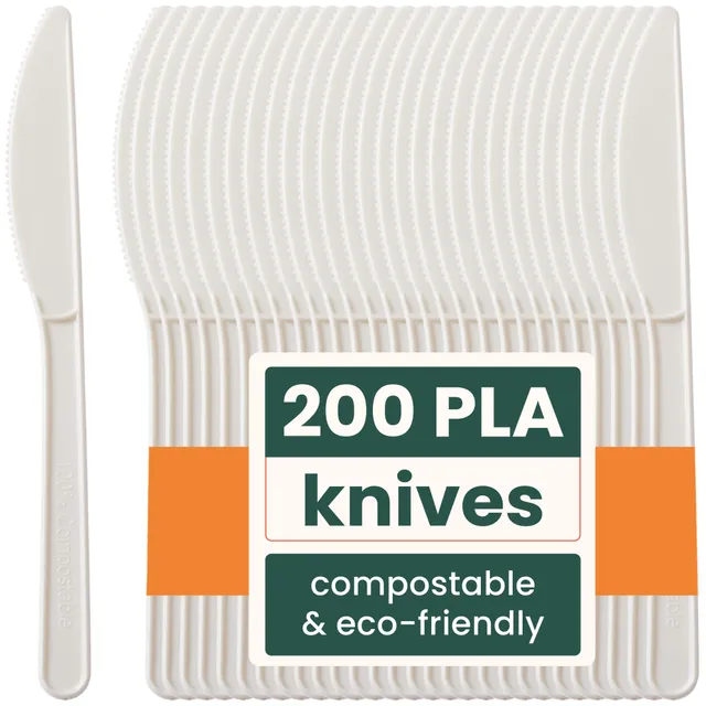 haago PLA coltelli compostabili 100 pezzi festa