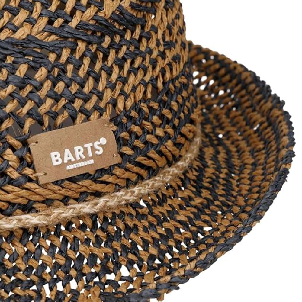 Barts Anjar Trilby Cappello Paglia Bicolore