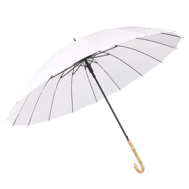 ThreeH KS08 Ombrello Bianco Automatico Antivento