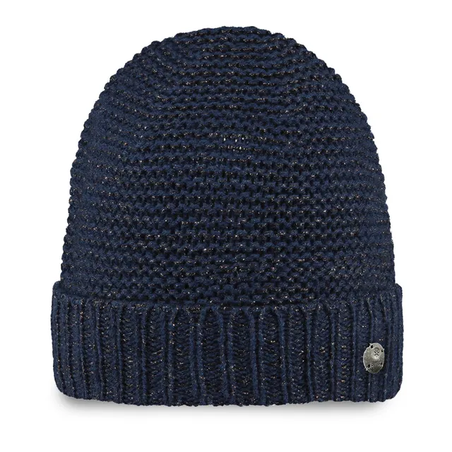 Barts Candice Beanie Donna Blu Taglia Unica Pile Luccicante