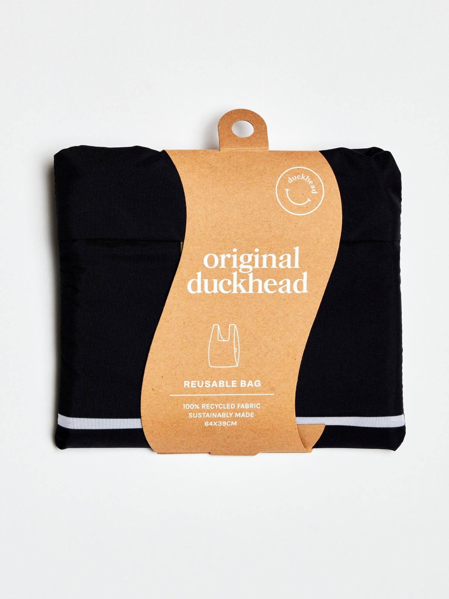 Original Duckhead Reusable Borsa Black Grid riutilizzabile