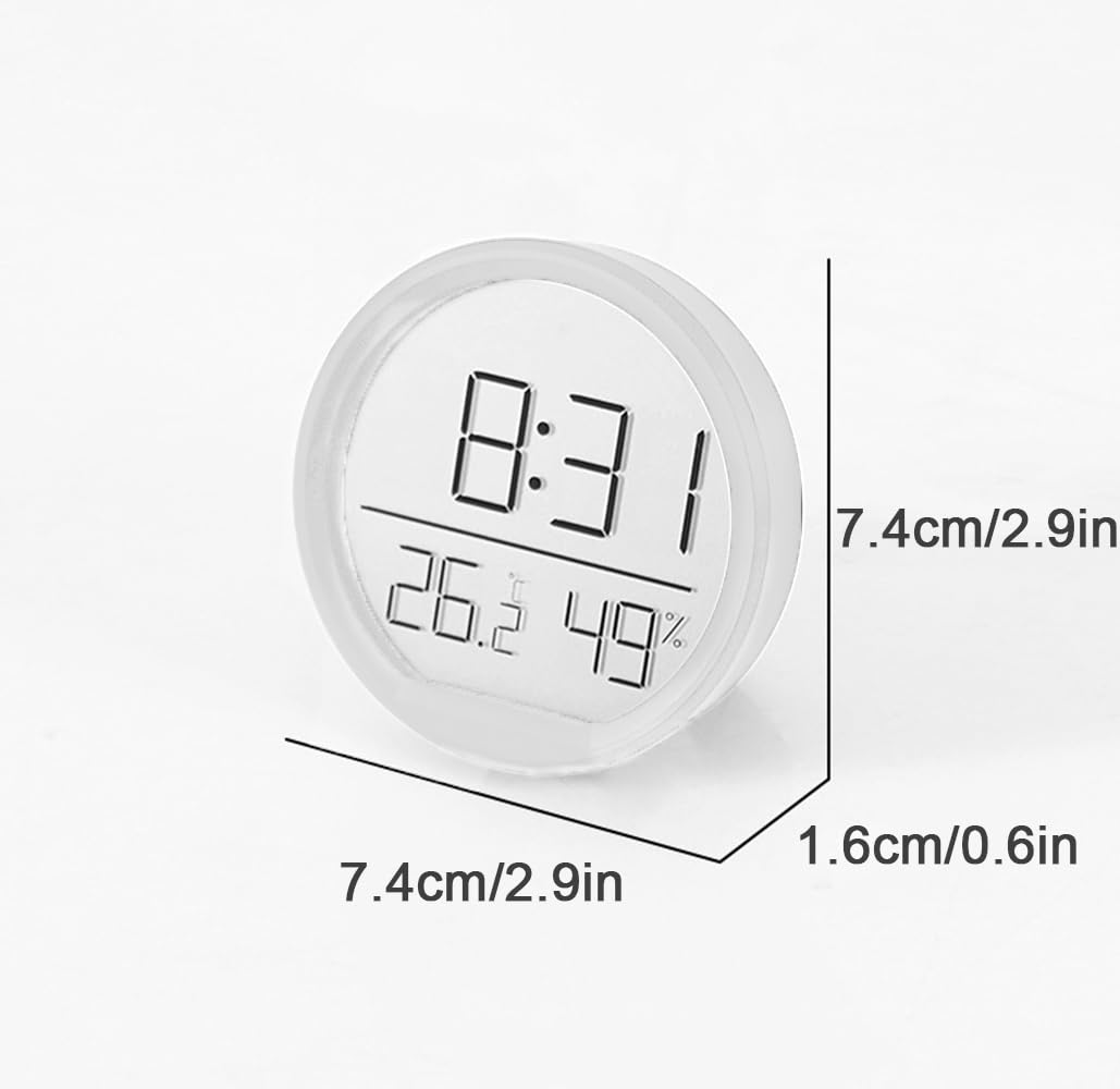 ThreeH Sveglia Multifunzione Orologio Digitale Bianco Temperatura Umidita