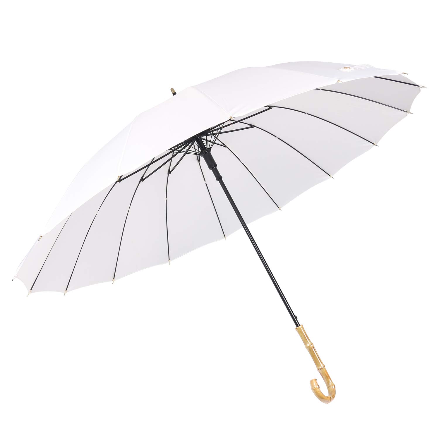ThreeH KS08 Ombrello Bianco Automatico Antivento