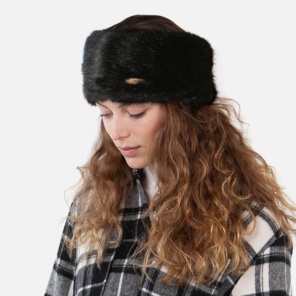 Barts Fascia Donna Pelliccia Nera Pile Taglia Unica