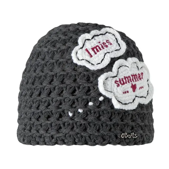 Barts Bubble berretto bimbo dark heather con pile