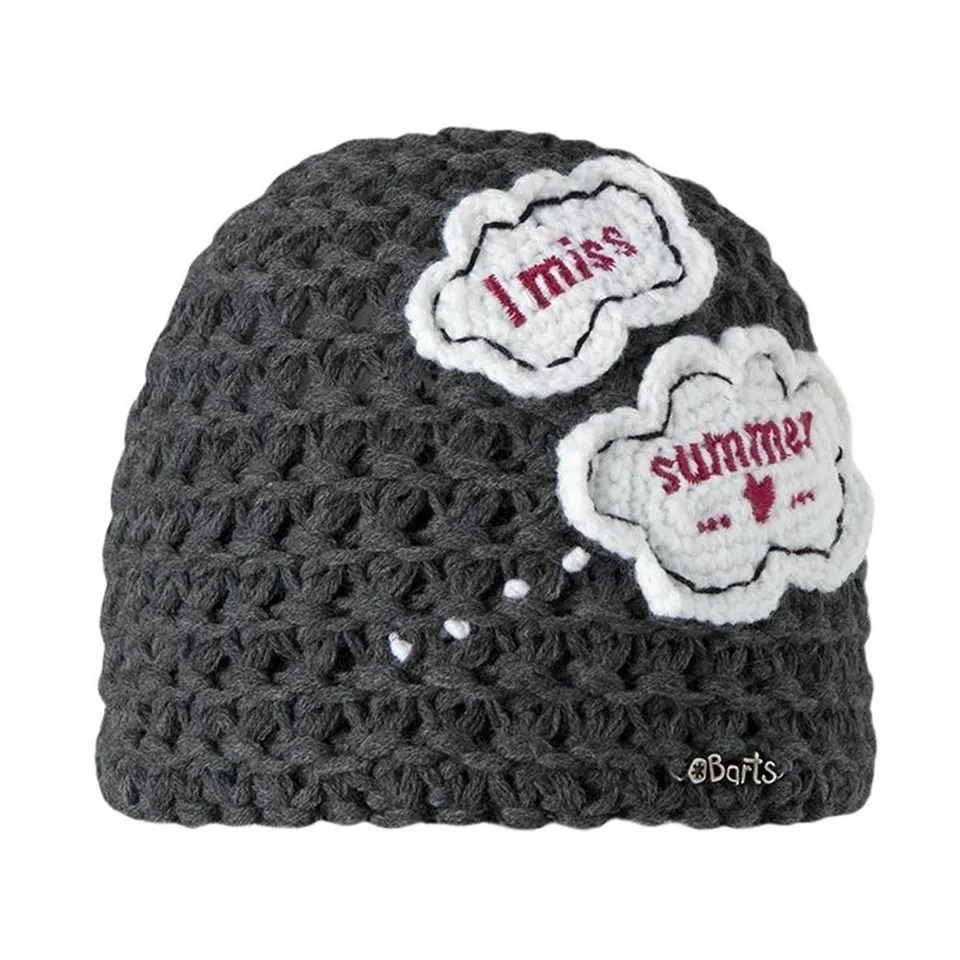 Barts Bubble berretto bimbo dark heather con pile
