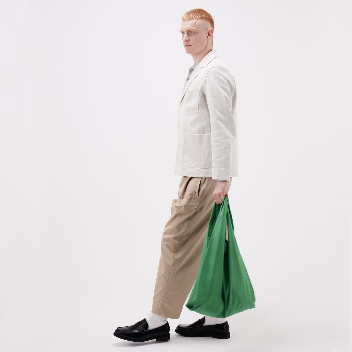 Original Duckhead Reusable Shopper Matcha Verde Pieghevole