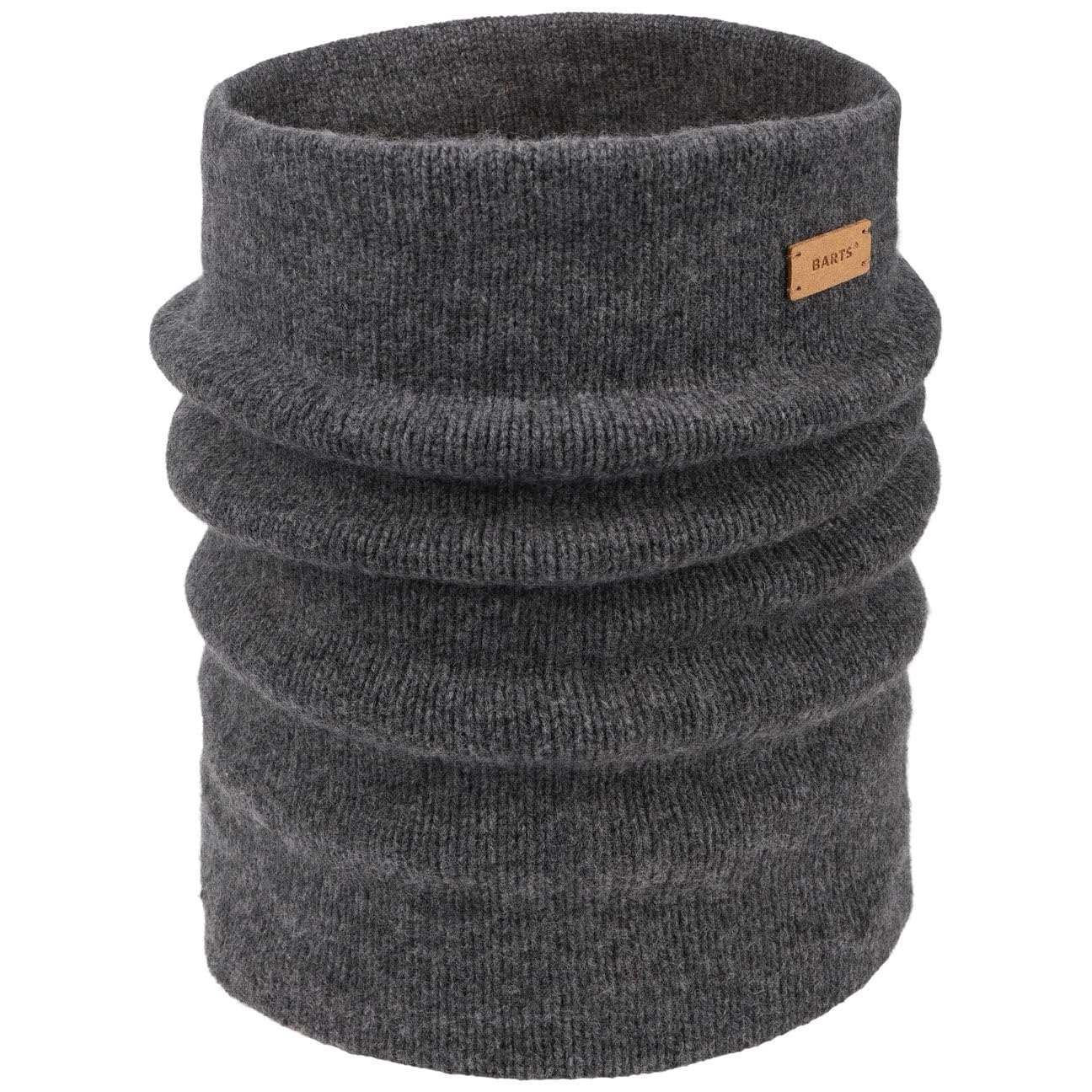 Barts Beladi Merino scaldacollo grigio scuro lana