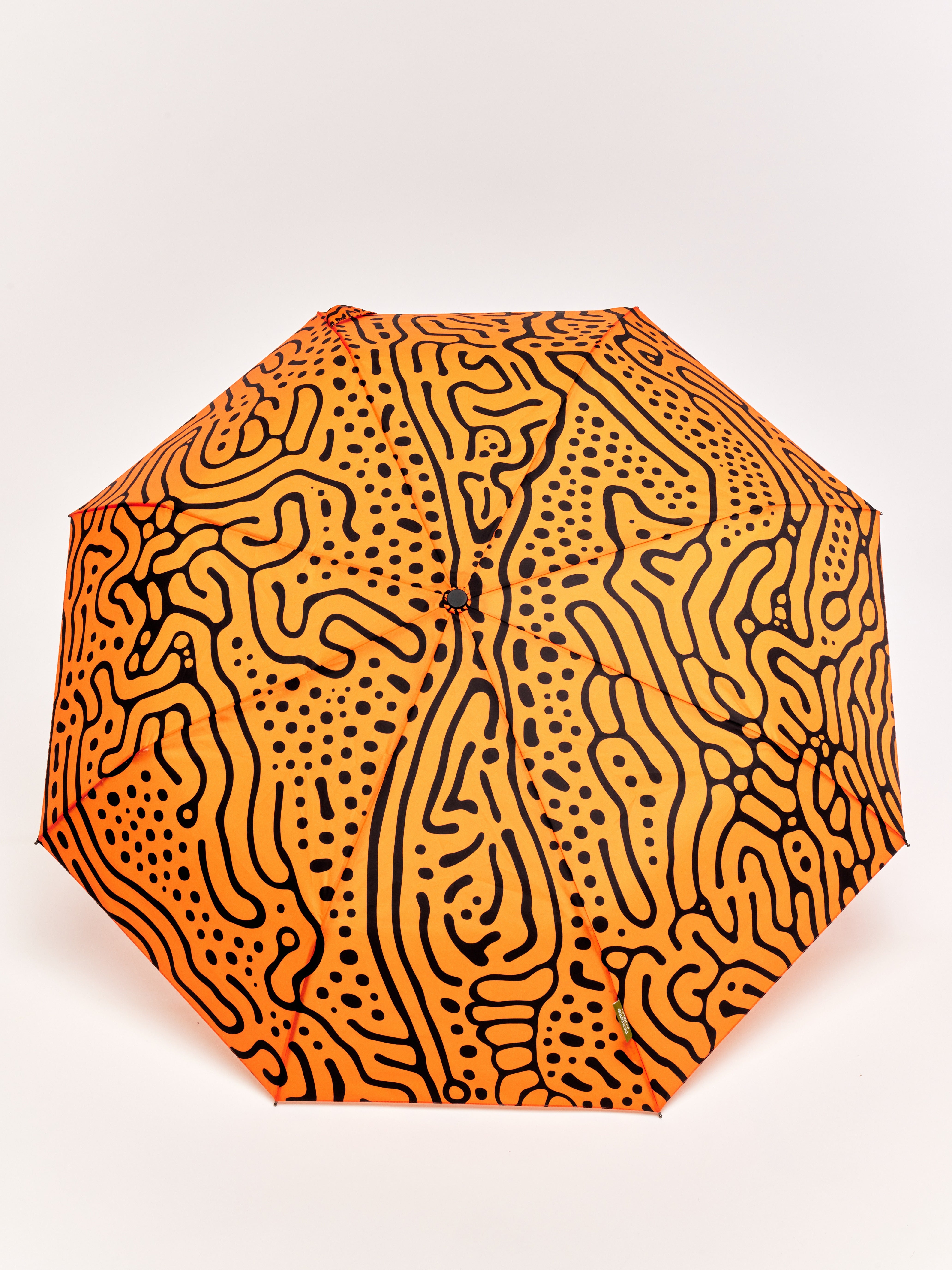 Original Duckhead The Daily Ombrello Compatto Ferrofluid Nero UPF
