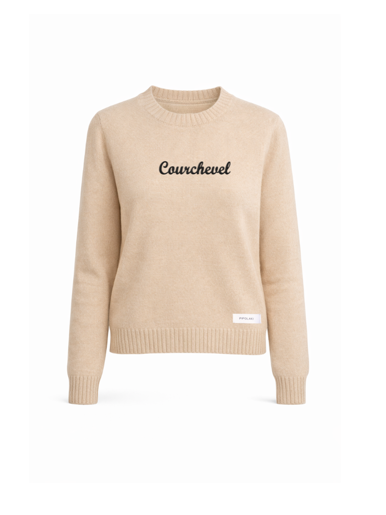 Pipolaki Betty pull donna cachemire grigio personalizzabile