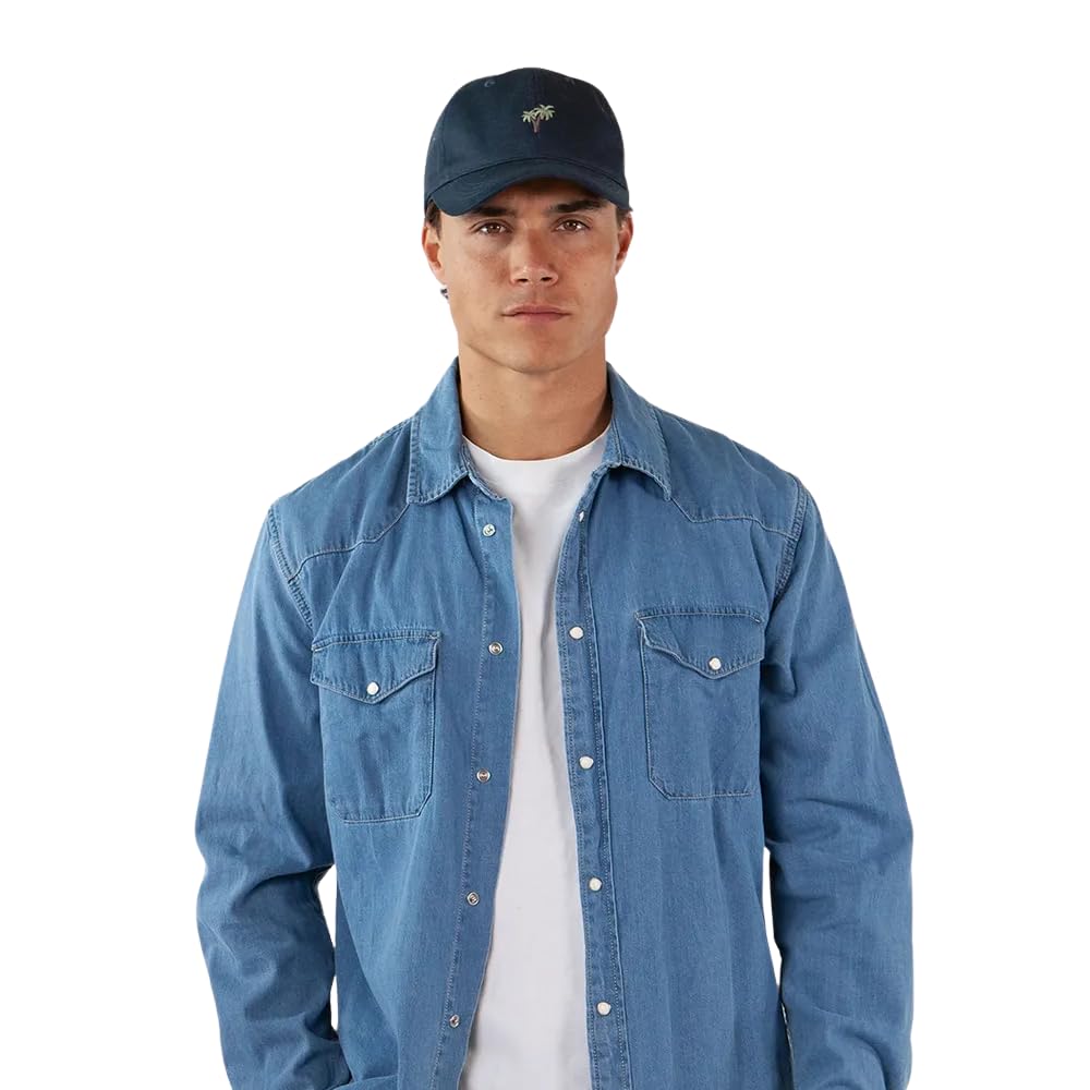 Barts Posse Cotton Cap cappellino blu scuro taglia 56 cotone