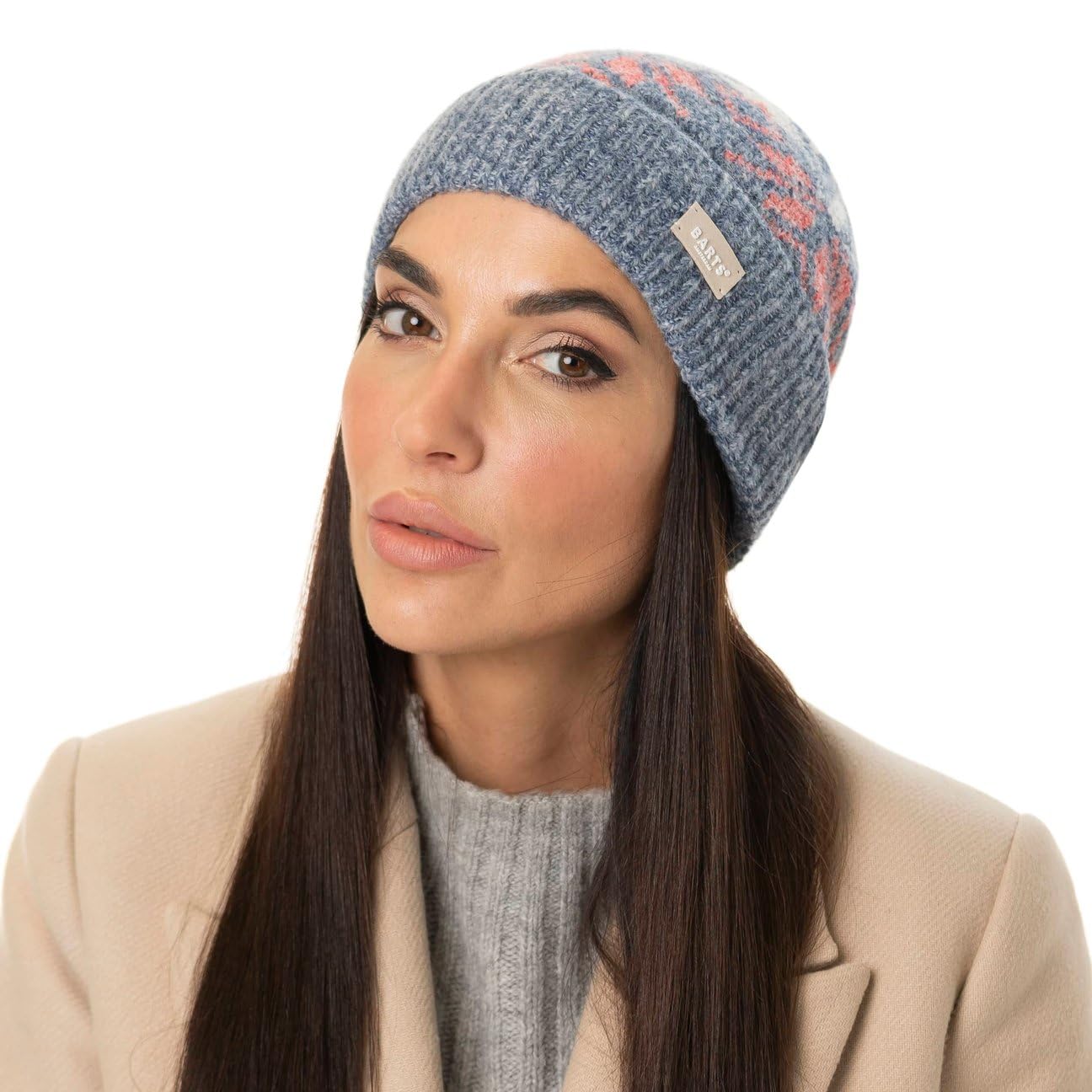 Barts Snowflake Fairywren berretto beige con fodera