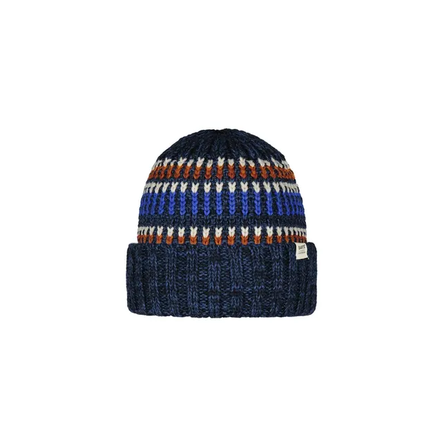 Barts Travvis Berretto Navy Jacquard Taglia Unica Pile